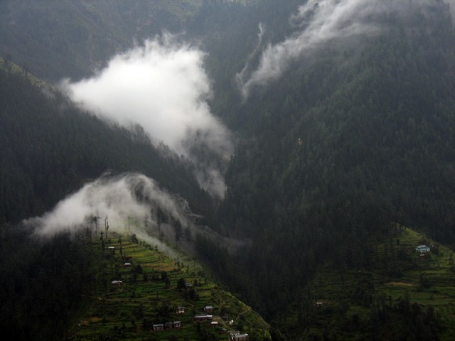 В долине Банджар только что прошел дождь