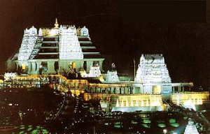 Современный храм Кришны в Бангалоре