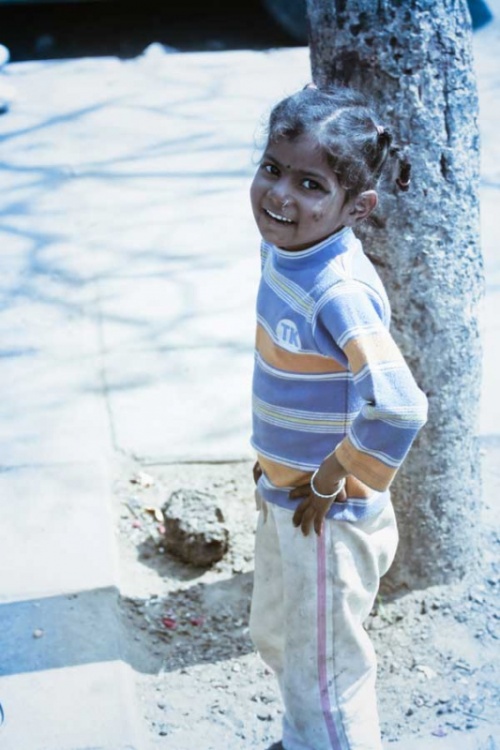 little acrobat at road