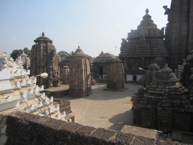 Храм Лингараджа, вид со смотровой площадки