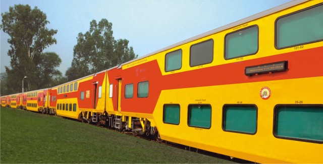 Double-decker trains of India
