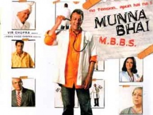 Постер к фильму "Доктор Муннабхай" Постер к фильму "Доктор Муннабхай"