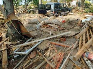 Последствия цунами на острове Ява. Последствия цунами на острове Ява.