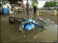 Взрывные устройства были закреплены на велосипедах Взрывные устройства были закреплены на велосипедах