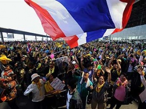 Сторонники оппозиции в Тайланде Сторонники оппозиции в Тайланде
