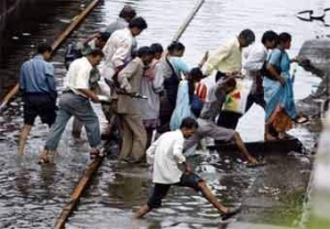 Наводнение в Мумбае (Бомбее)